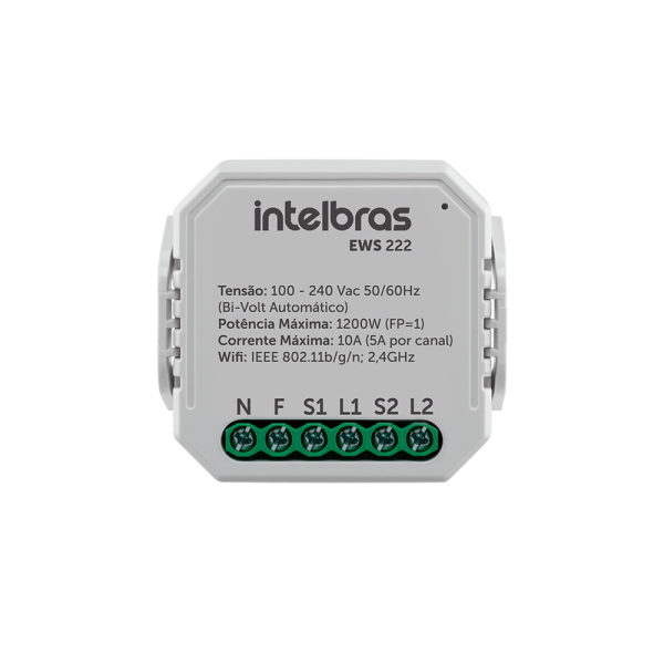 MINICONTROLADOR SMART WI-FI EWS 222 controlador de carga