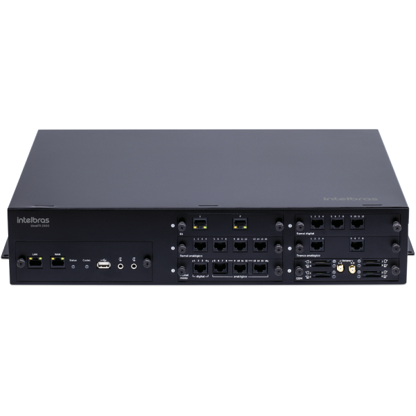 Kit Central UnniTI 2000 configurada 20 Troncos IP/ 60 Ramais IP