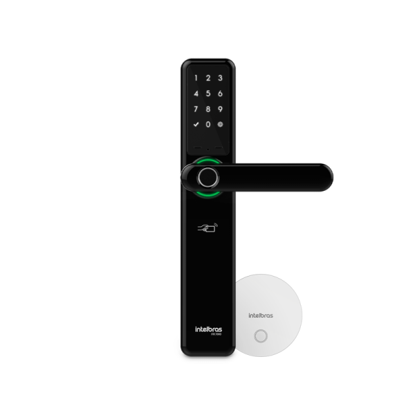 Fechadura Smart de Embutir c/Maçaneta IFR 7000-Preta