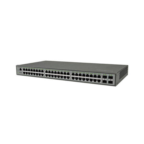 SWITCH RACK GEREN 48 P GIGA ETHERNET E 4P MINI GBIC SG 5204MR L2+ - INTELBRAS